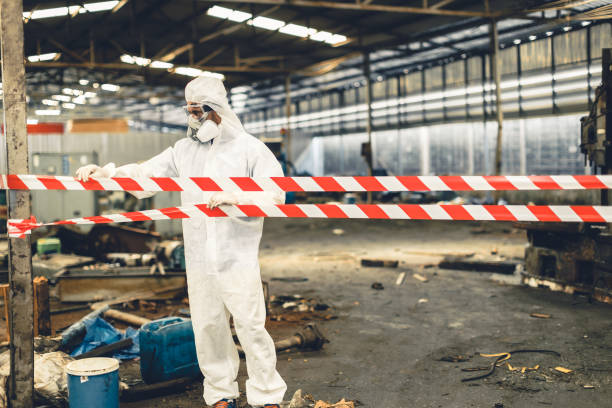 Professional Biohazard technician working in West Sacramento, CA